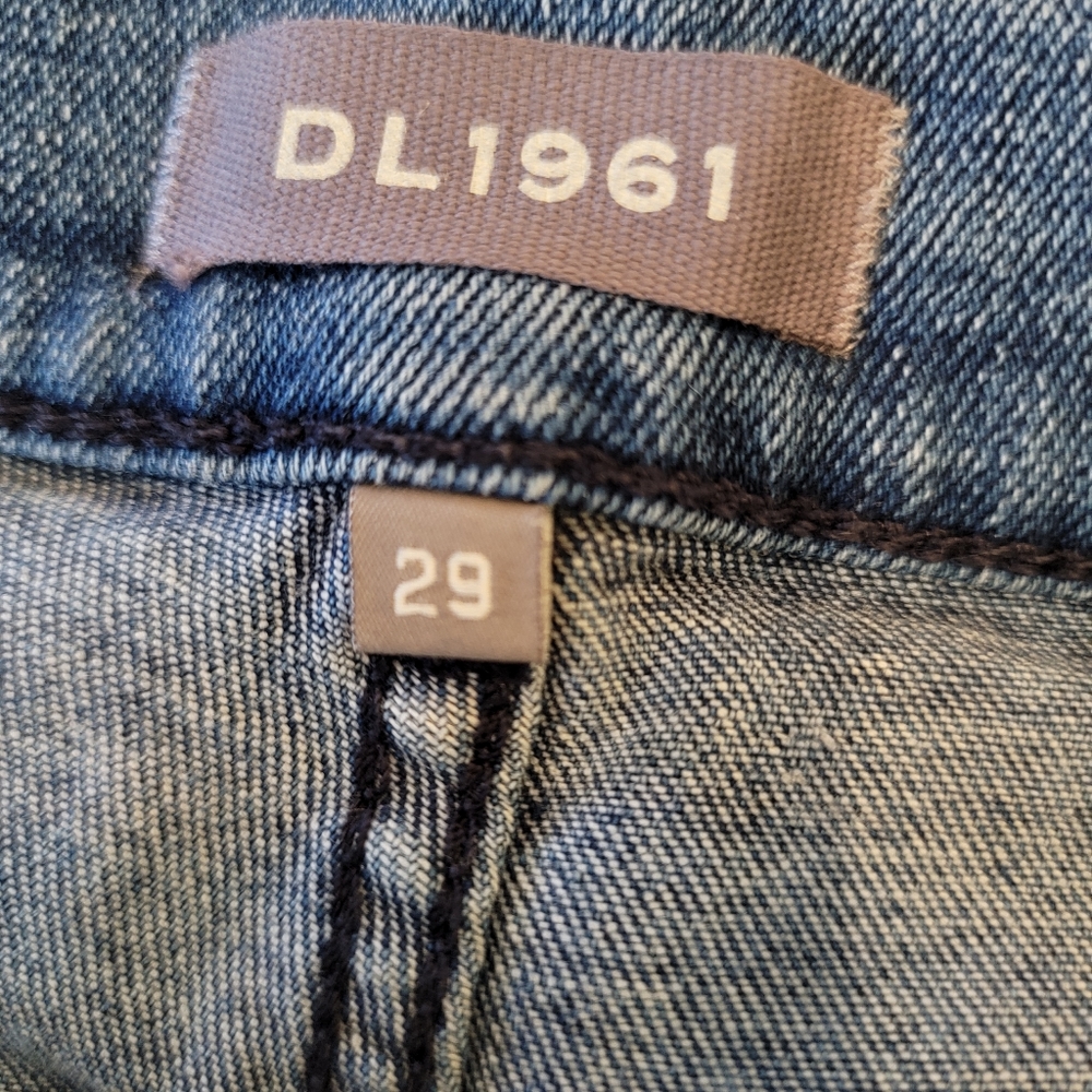 DL1961 Mara Instasculpt Mid Rise Straight Jeans in Blue Bird Size 29 New! - Picture 6 of 10